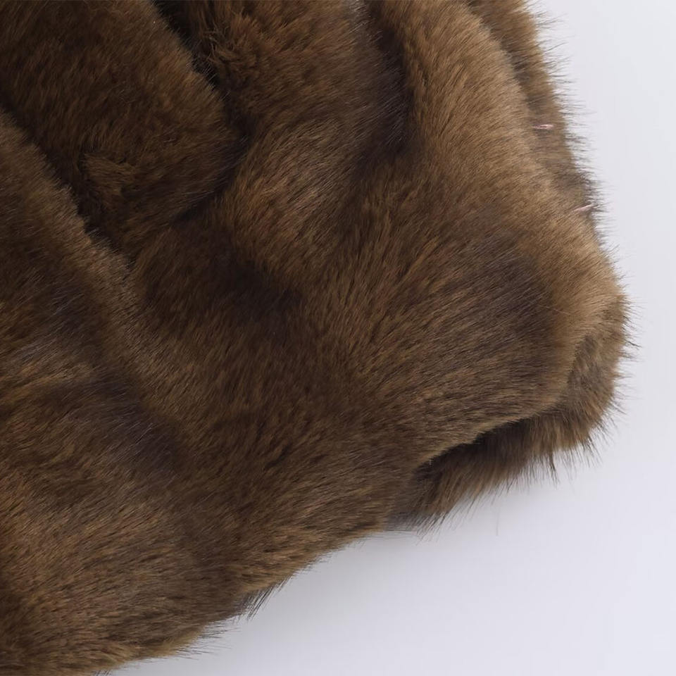 Veste fausse fourrure