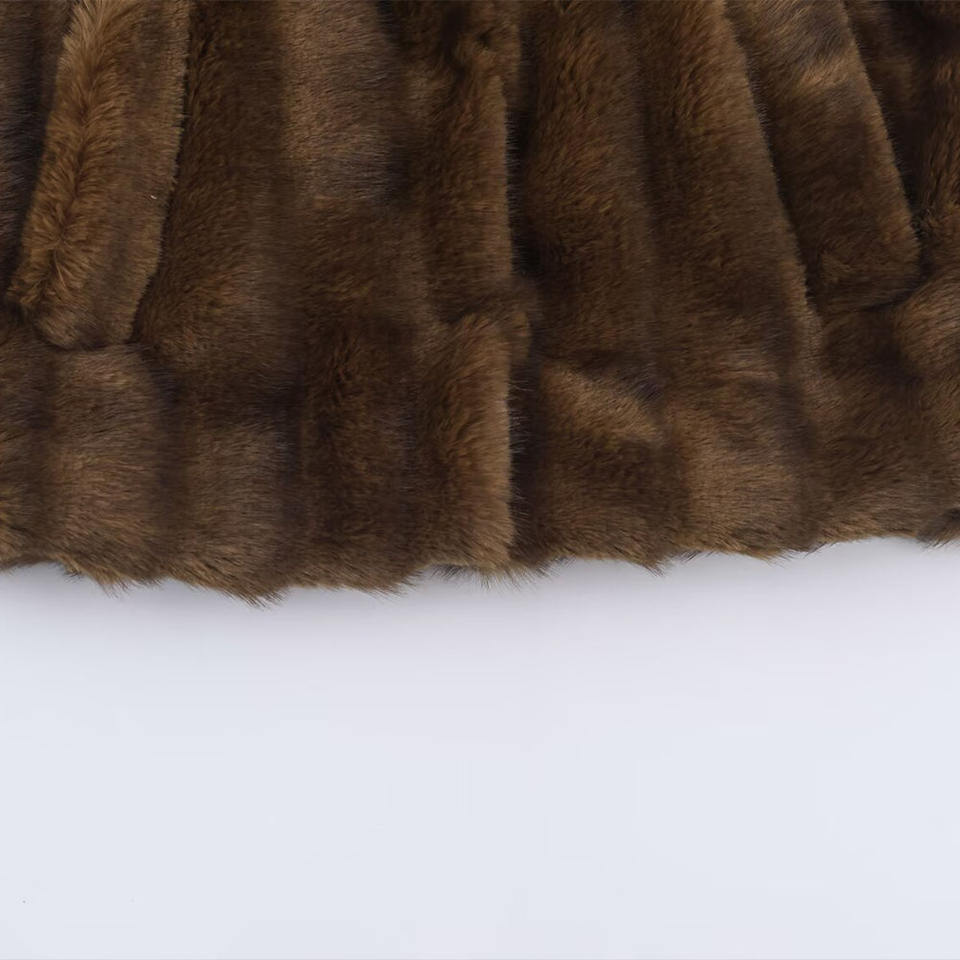 Veste fausse fourrure