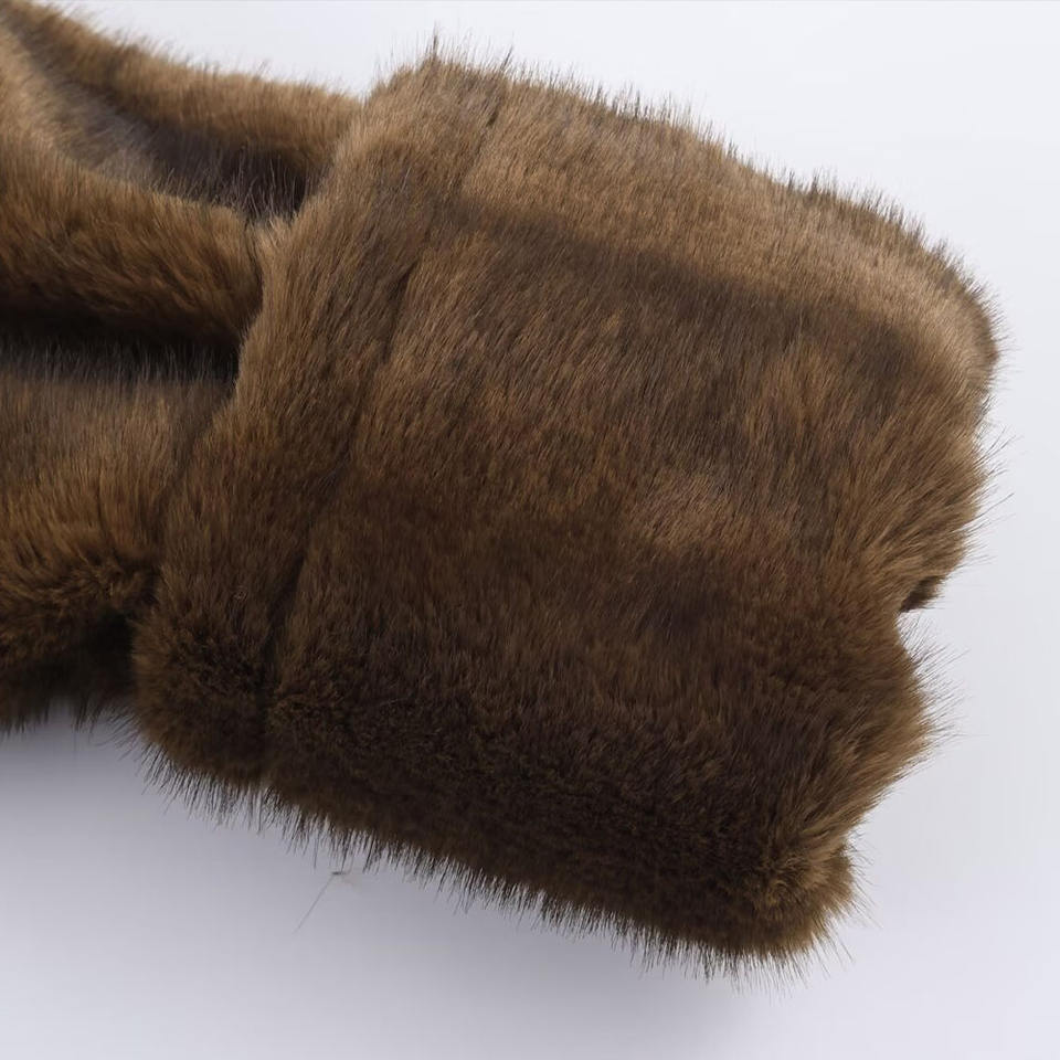 Veste fausse fourrure